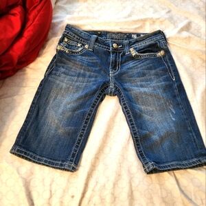 Miss Me Bermuda 27 denim